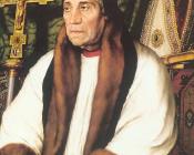 小汉斯 荷尔拜因 : Portrait of William Warham, Archbishop of Canterbury